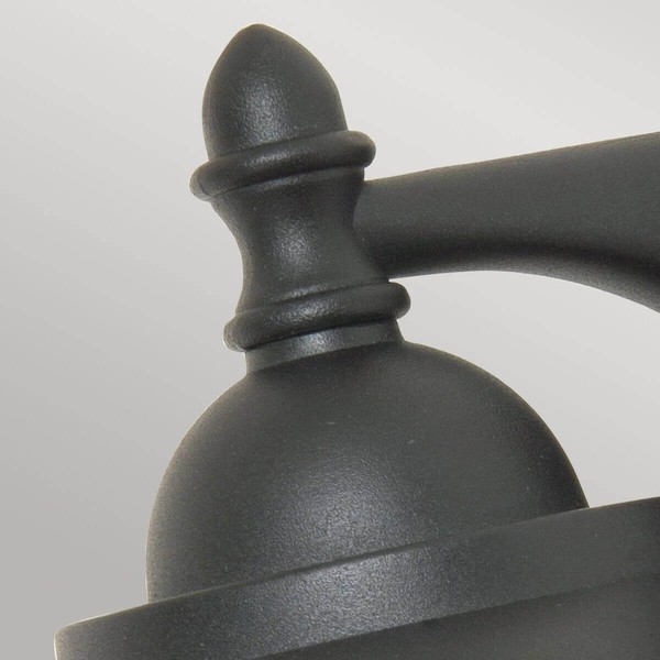 Elstead Sandown Außen-Wandleuchte E27 Schwarz IP44