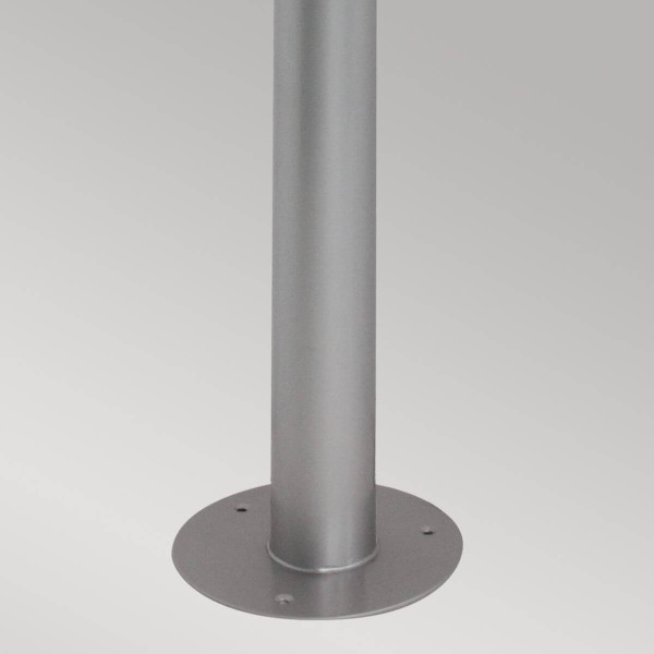 Elstead Helsingor Außen-Stehleuchte E27 100cm Silber IP44
