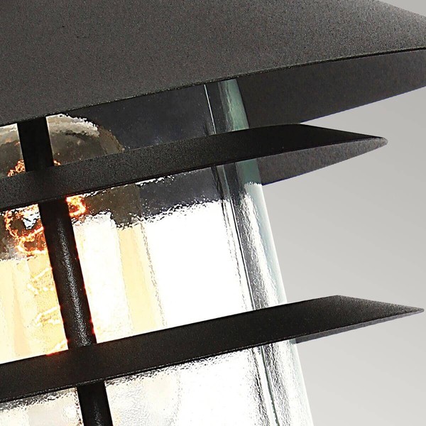 Elstead Helsingor Außen-Stehleuchte E27 31cm Schwarz IP44