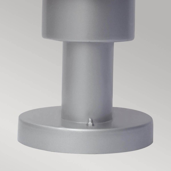 Elstead Helsingor Außen-Stehleuchte E27 31cm Edelstahl, silber IP44