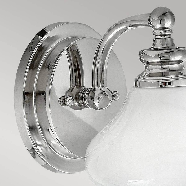 Elstead Ainsley LED Wandleuchte G9 Poliertes Chrom IP44