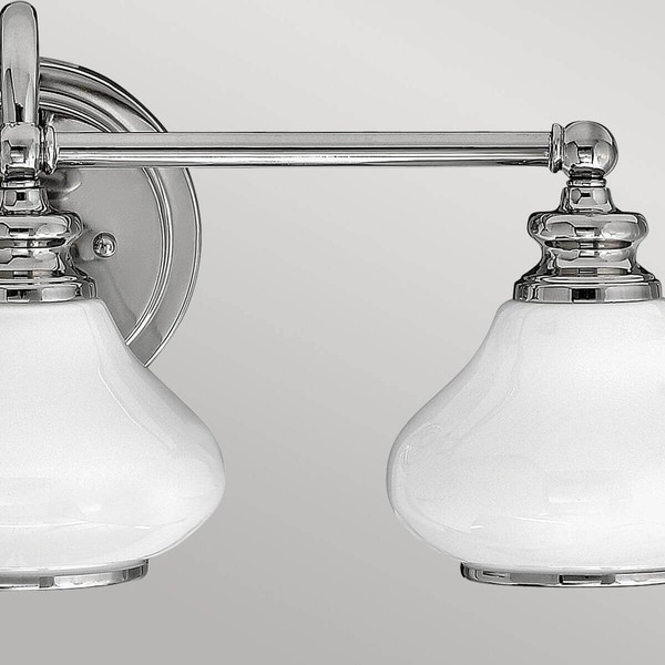 Elstead Ainsley LED Wandleuchte G9 3-fach Poliertes Chrom IP44