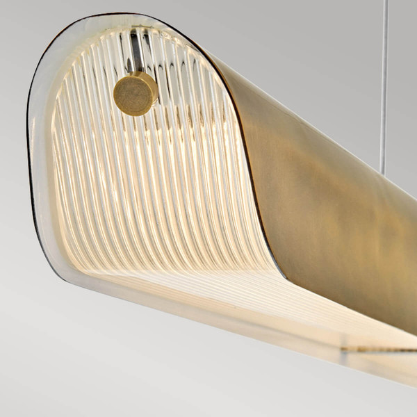 Elstead Arco LED Pendelleuchte Heritage Messing Heritage Messing