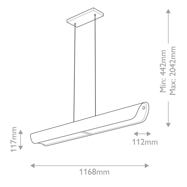 Elstead Arco LED Pendelleuchte Heritage Messing Heritage Messing