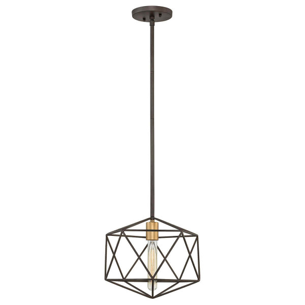 Elstead Astrid Hängeleuchte E27 Metallische, matte Bronze