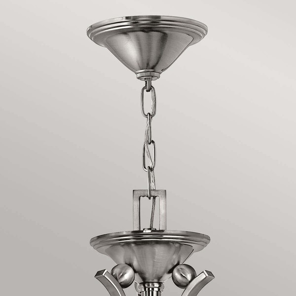 Elstead Bolla Kronleuchter E27 5-fach Nickel gebürstet