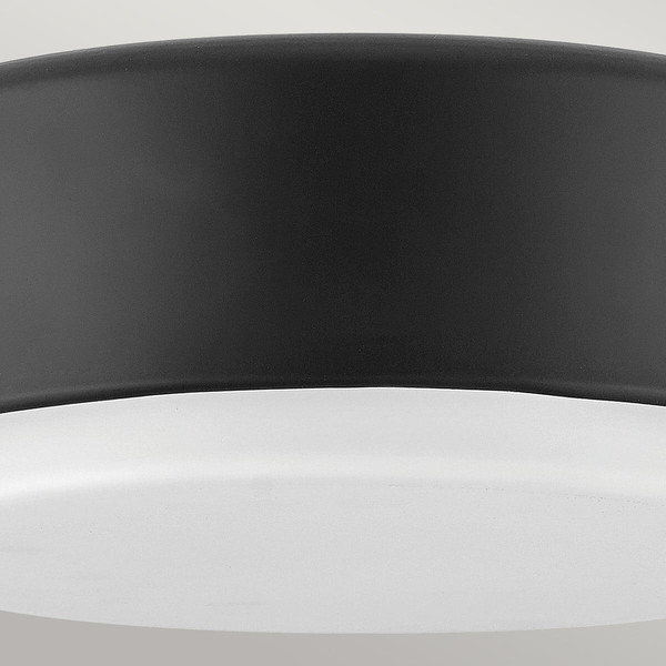 Elstead Cedric Deckenleuchte E27 2-fach Schwarz Opal