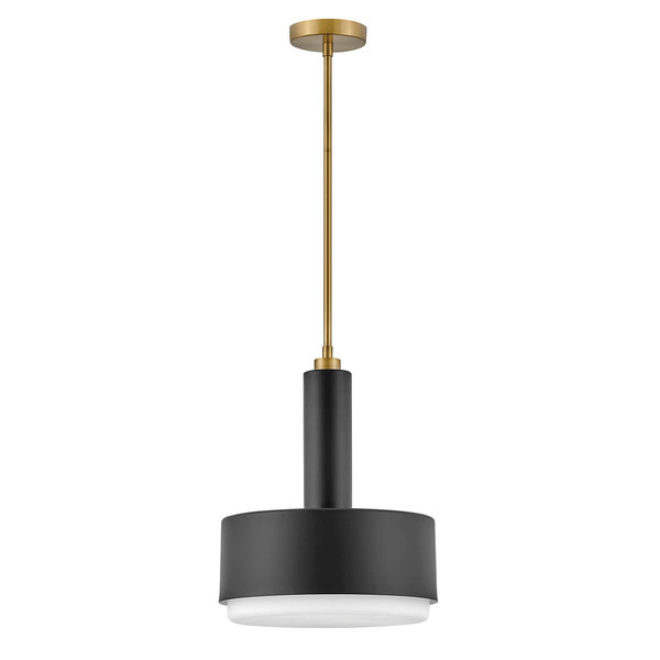 Elstead Cedric Pendelleuchte E27 2-fach Schwarz Opal