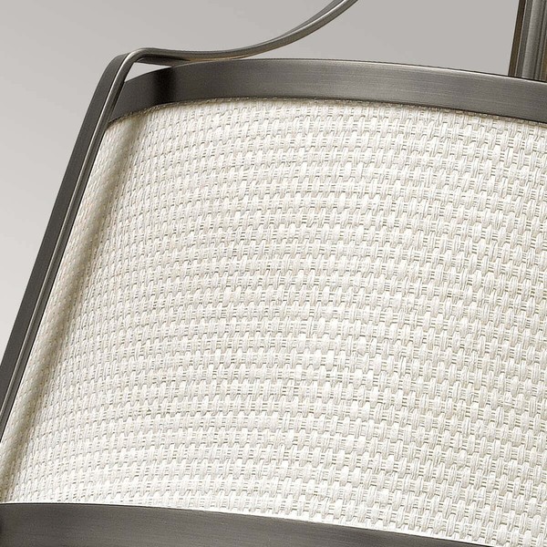Elstead Charlotte Deckenleuchte E27 3-fach Antikes Nickel