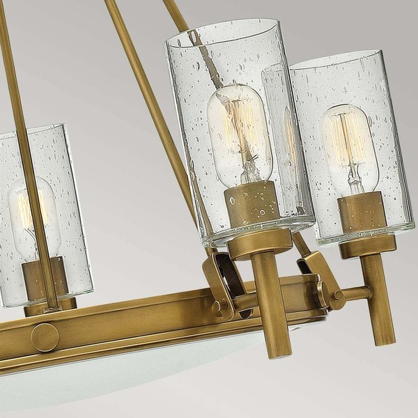 Elstead Collier Kronleuchter E27 5-fach Heritage Messing