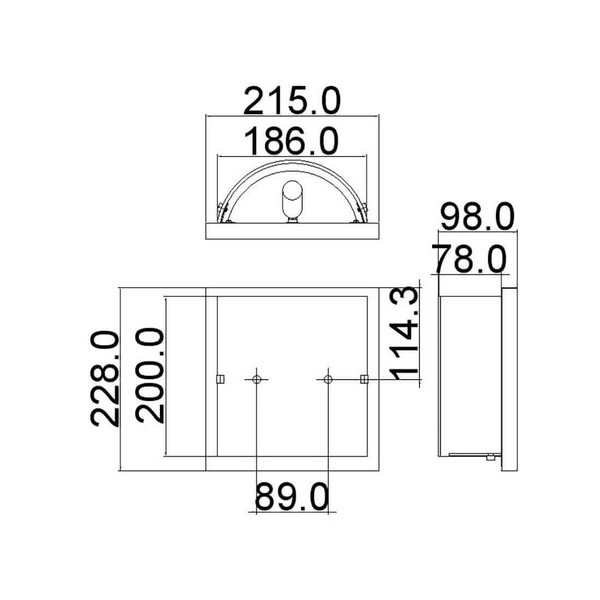 Elstead Daphne LED Wandleuchte G9 Poliertes Chrom IP44