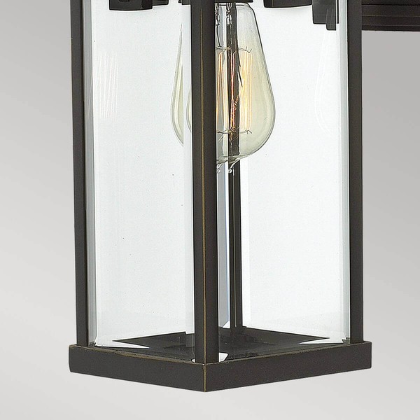 Elstead Manhattan Außen-Wandleuchte E27 38cm Ölgeriebene Bronze IP44