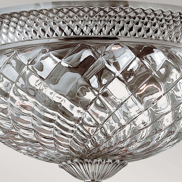 Elstead Plantation Deckenleuchte E27 3-fach Poliertes antikes Nickel