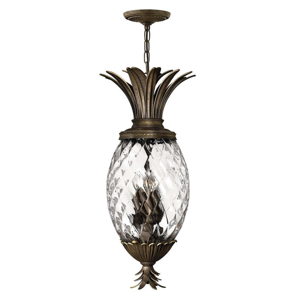 Elstead Plantation Hängeleuchte E14 4-fach Perle Bronze