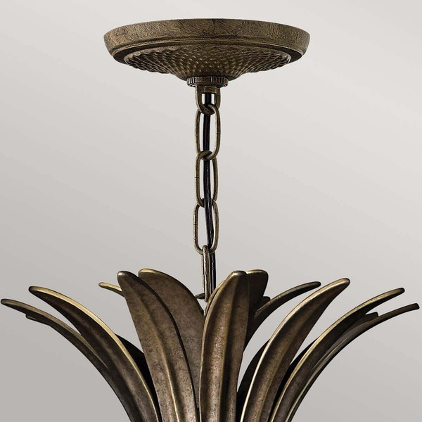Elstead Plantation Hängeleuchte E14 4-fach Perle Bronze