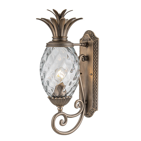 Elstead Plantation Ananas Außenwandleuchte E27 Brünierte Bronze IP44