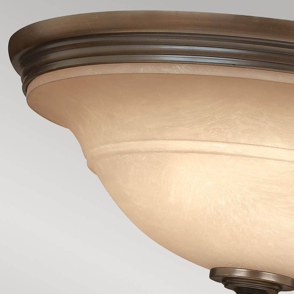 Elstead Plymouth Deckenleuchte E27 3-fach Ältere Bronze