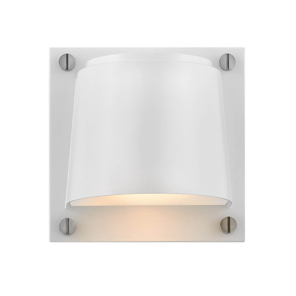 Elstead Scout Außenwandleuchte GU10 LED Satin weiß IP44 Anti-Meerwasser