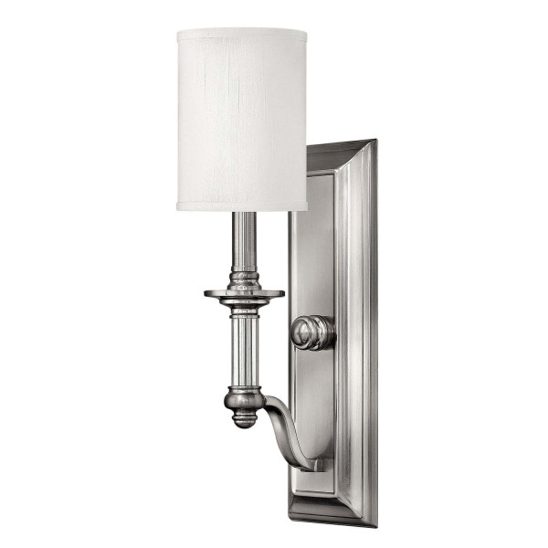 Elstead Sussex Wandleuchte E14 Nickel gebürstet