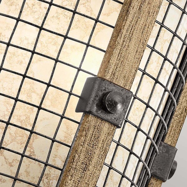 Elstead Ahrendale Wandleuchte E14 Amboss-Eisen