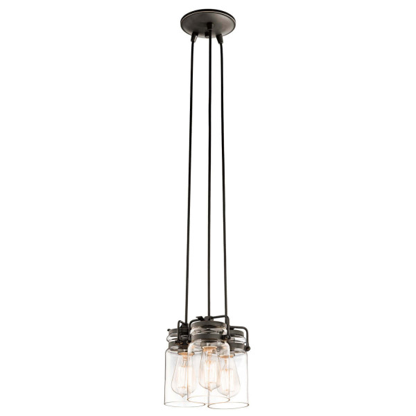 Elstead Brinley Hängeleuchte E27 3-fach Ältere Bronze