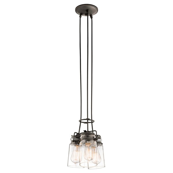 Elstead Brinley Hängeleuchte E27 3-fach Ältere Bronze