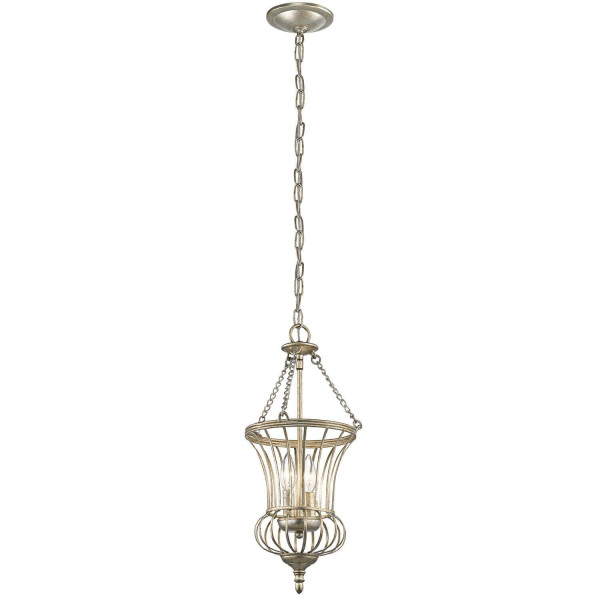Elstead Calla Hängeleuchte E14 2-fach Sterling Gold