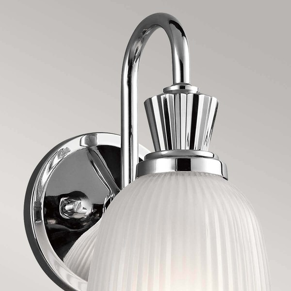 Elstead Cora LED Wandleuchte G9 Poliertes Chrom IP44