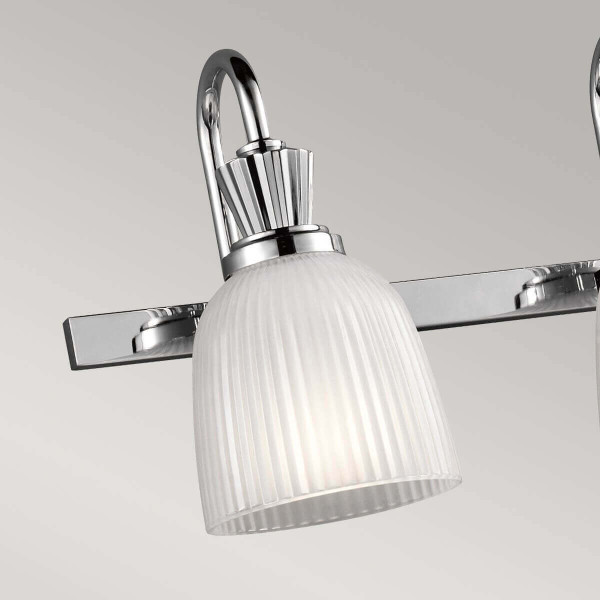 Elstead Cora LED Wandleuchte G9 4-fach Poliertes Chrom IP44