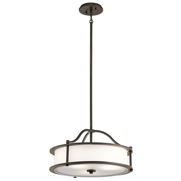 Elstead Emory Hängeleuchte E27 3-fach 26cm Bronze