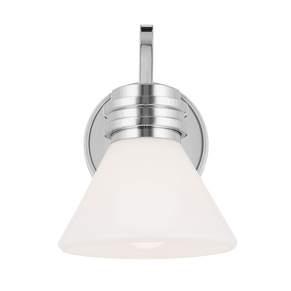 Elstead Farum Wandleuchte G9 Poliertes Chrom Weiß IP44