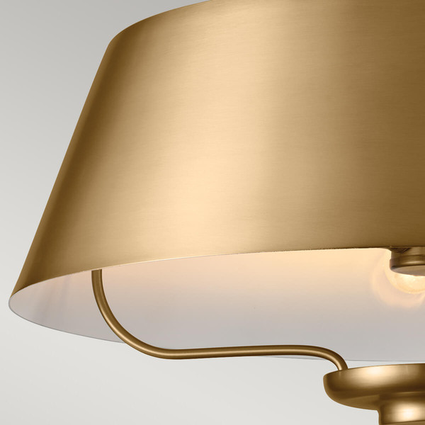 Elstead Luella Pendelleuchte E14 3-fach Gebürstetes Naturmessing