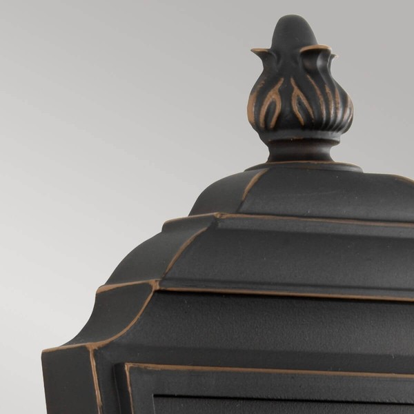 Elstead Luverne Außen-Wandleuchte E27 34cm Rubinierte Bronze IP44