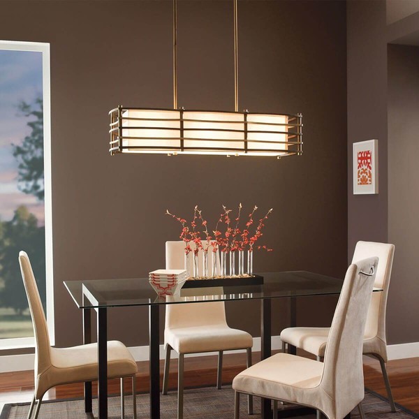 Elstead Moxie Kronleuchter E27 3-fach Cambridge Bronze