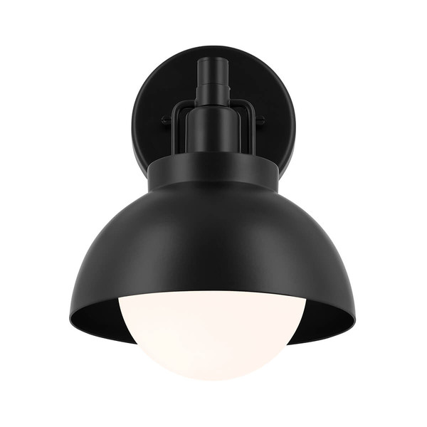 Elstead Niva Wandleuchte E27 Schwarz Schwarz