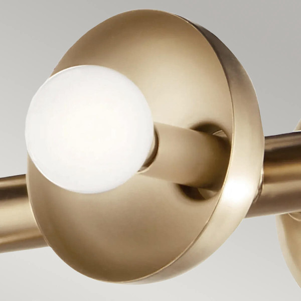 Elstead Palta Pendelleuchte E14 10-fach Champagnerbronze Champagnergold
