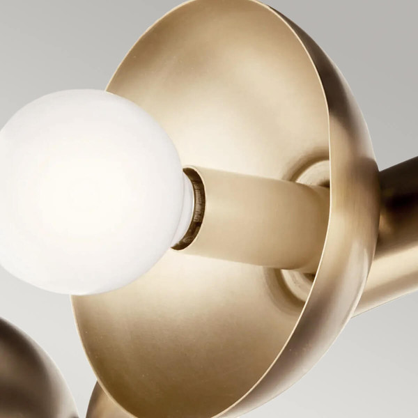 Elstead Palta Pendelleuchte E14 9-fach Champagnerbronze Champagnergold