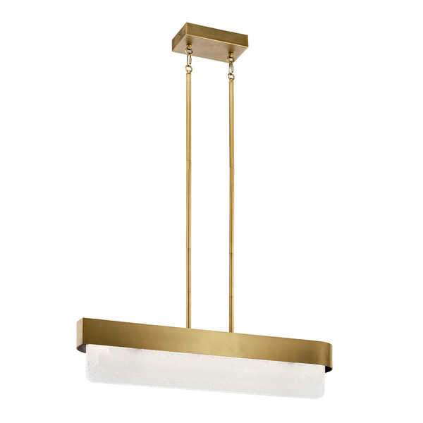 Elstead Serene LED Pendelleuchte Naturmessing Messing