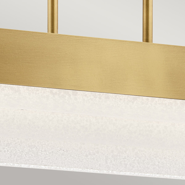 Elstead Serene LED Pendelleuchte Naturmessing Messing