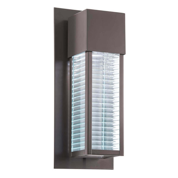 Elstead Sorel LED Außen-Wandleuchte GU10 41cm Architektonische Bronze IP44