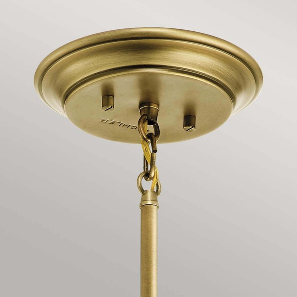 Elstead Waverly Hängeleuchte E27 Naturmessing