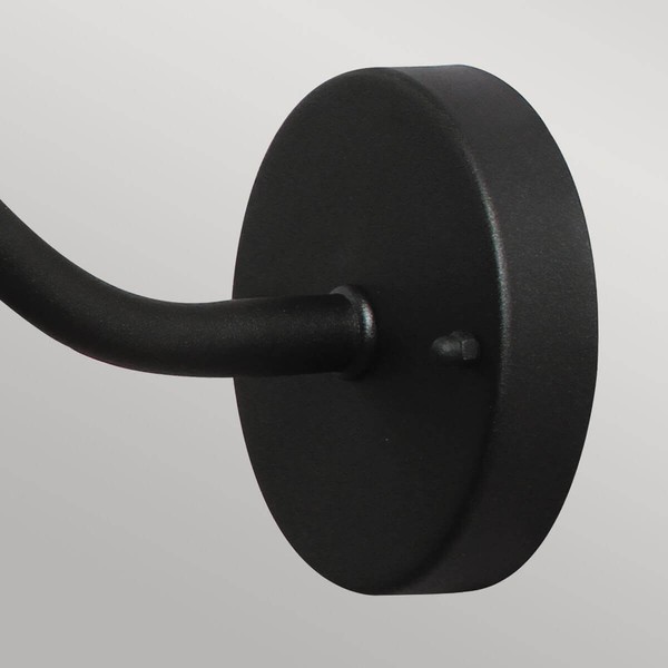 Elstead Klampenborg Außen-Wandleuchte E27 26cm Schwarz IP44