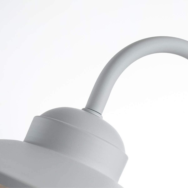 Elstead Klampenborg Außen-Wandleuchte E27 26cm Weiß IP44