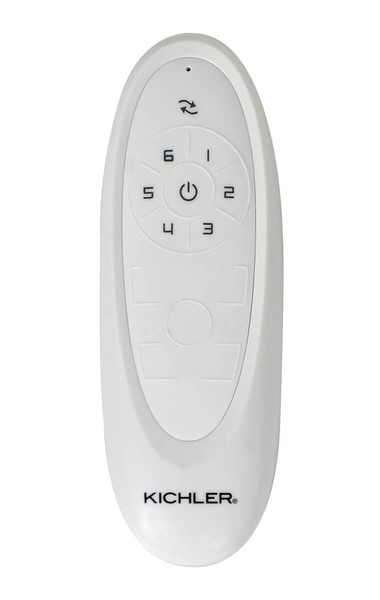 Elstead Ferron leiser Deckenventilator Ø152cm DC-Motor + Fernbedienung Champagner klar