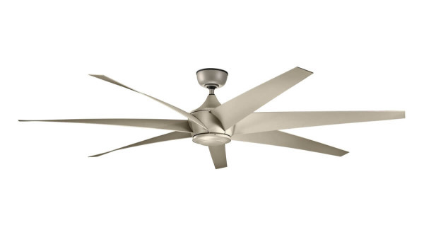 Elstead Lehr leiser Deckenventilator Ø203cm DC-Motor IP44 Außenbereich + Fernbedienung