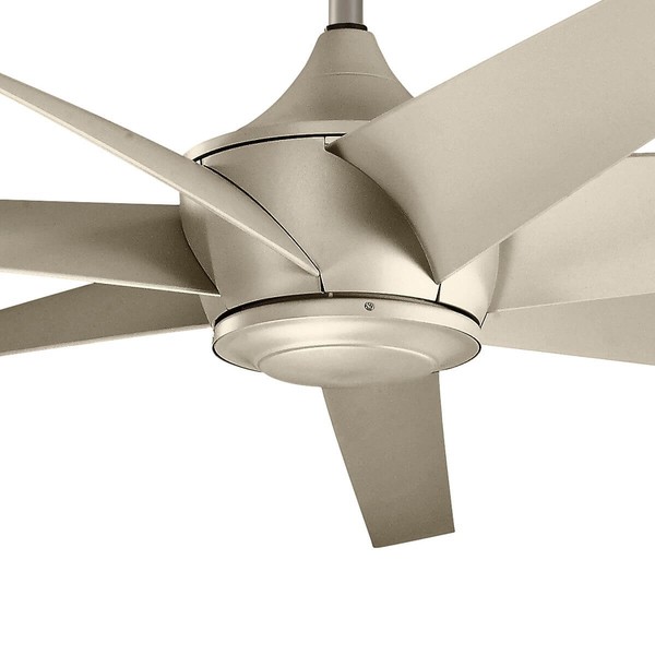 Elstead Lehr leiser Deckenventilator Ø203cm DC-Motor IP44 Außenbereich + Fernbedienung