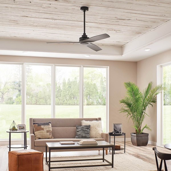 Elstead Ried leiser Deckenventilator Ø142cm + Fernbedienung