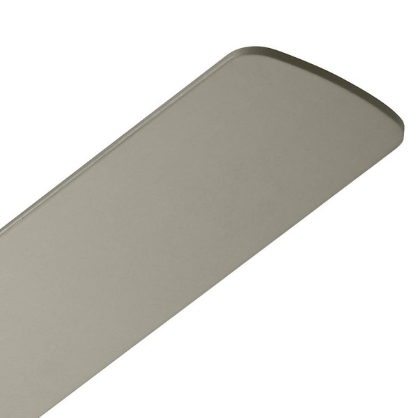 Elstead Zeus leiser Deckenventilator mit LED Licht Ø152cm Holz + Fernbedienung Silber, weiß