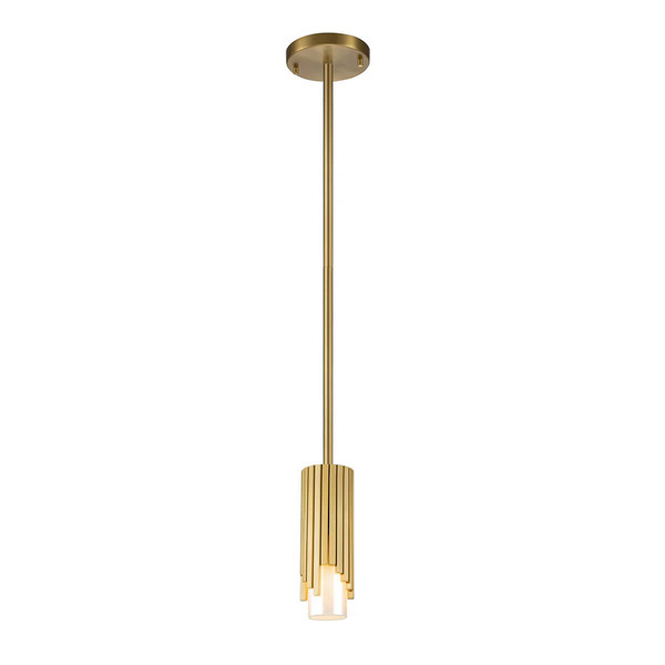 Elstead Marvele Deckenleuchte E14 Gealtertes Messing Opal