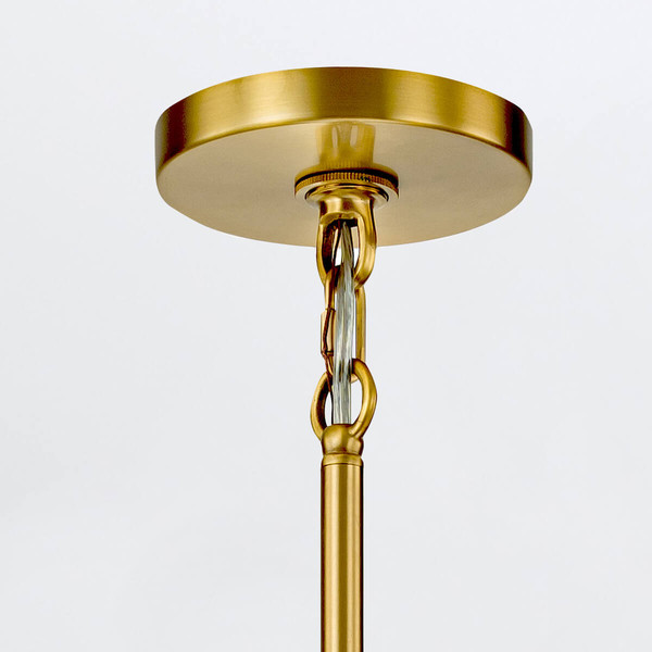 Elstead Marvele Kronleuchter E14 6-fach Gealtertes Messing Opal